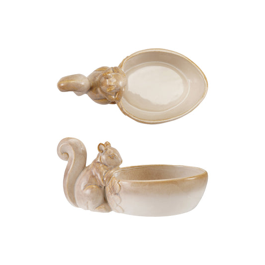 Woodland Squirrel Serving Bowl