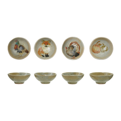 Woodland Animal Stoneware Dish