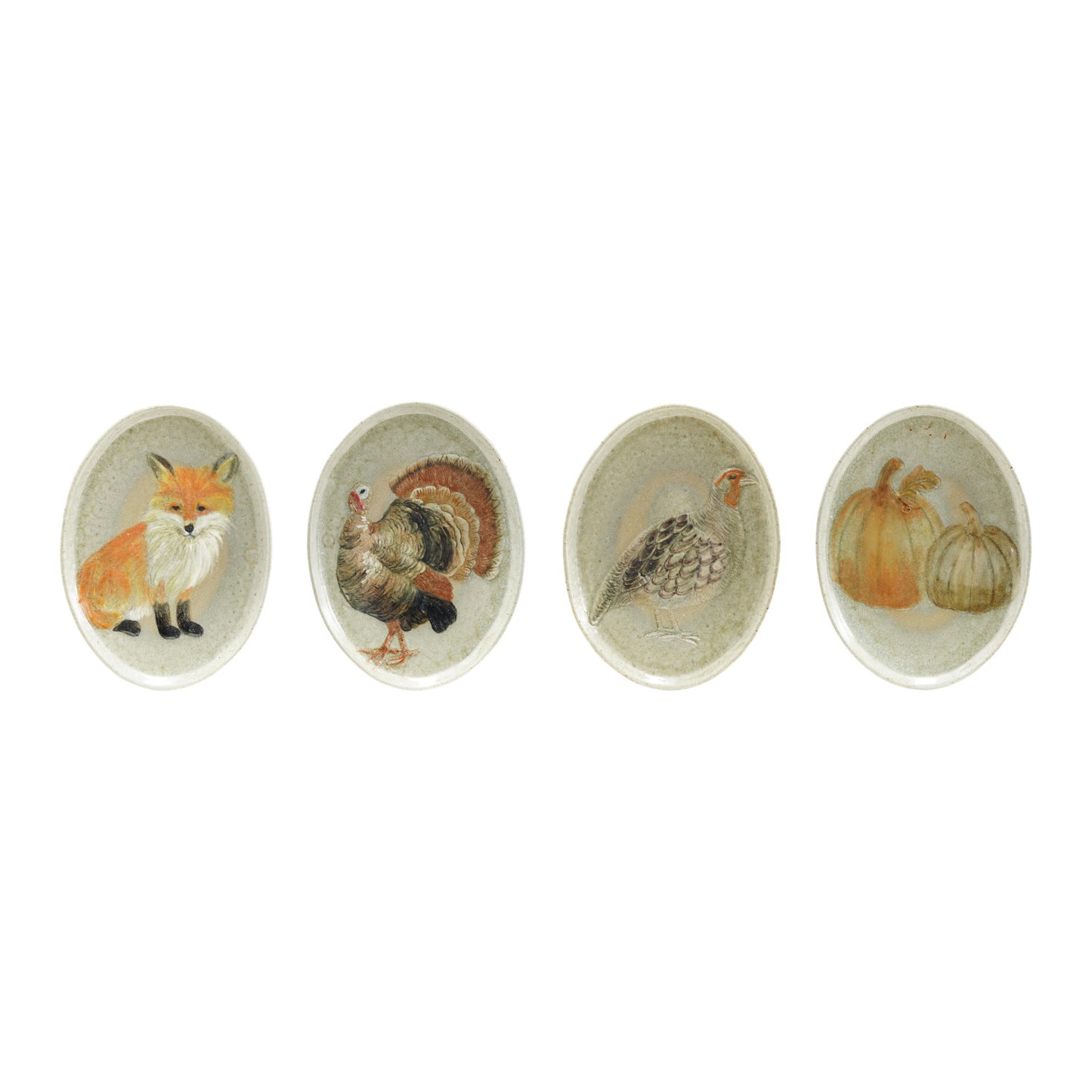 Woodland Harvest Stoneware Platter