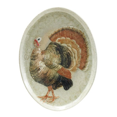 Woodland Harvest Stoneware Platter