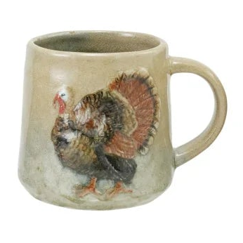 Wildlife Stoneware Mug, 16 oz