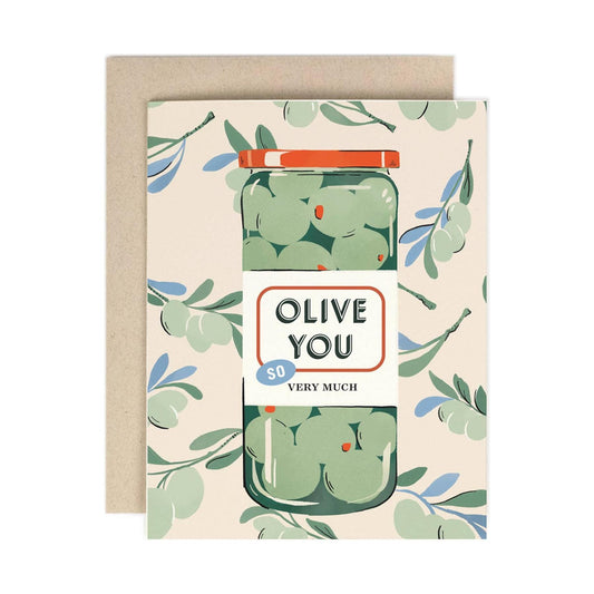 Olive You Greeting Card
