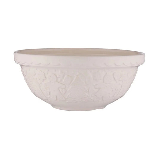 Mason Cash Seasonal Gingerbread Lane Size 18 Cream Mixing Bowl (2.85 Qt)