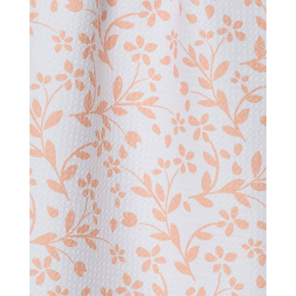 Quiet Floral Geometry Bar Towel