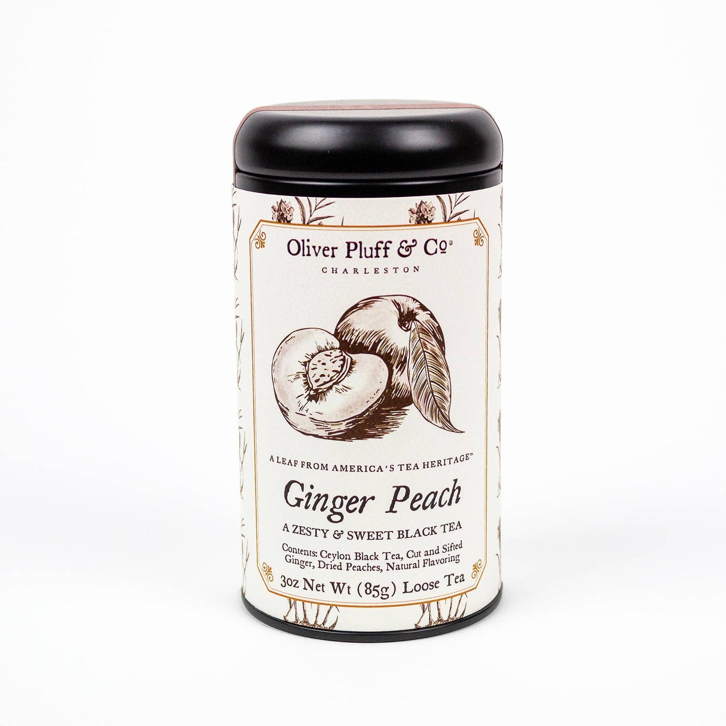 Ginger Peach Tea -- Loose Tea in  Signature Tea Tin