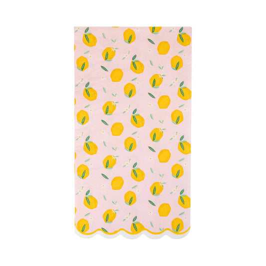 Lemons Paper Dinner Napkin