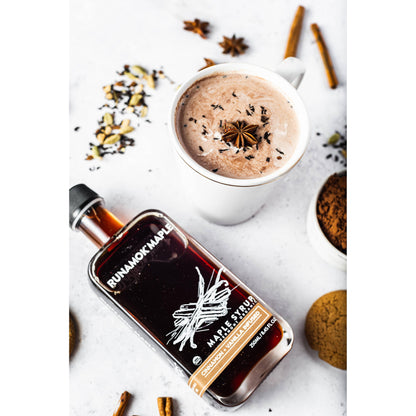 Cinnamon + Vanilla Infused Maple Syrup 250ml