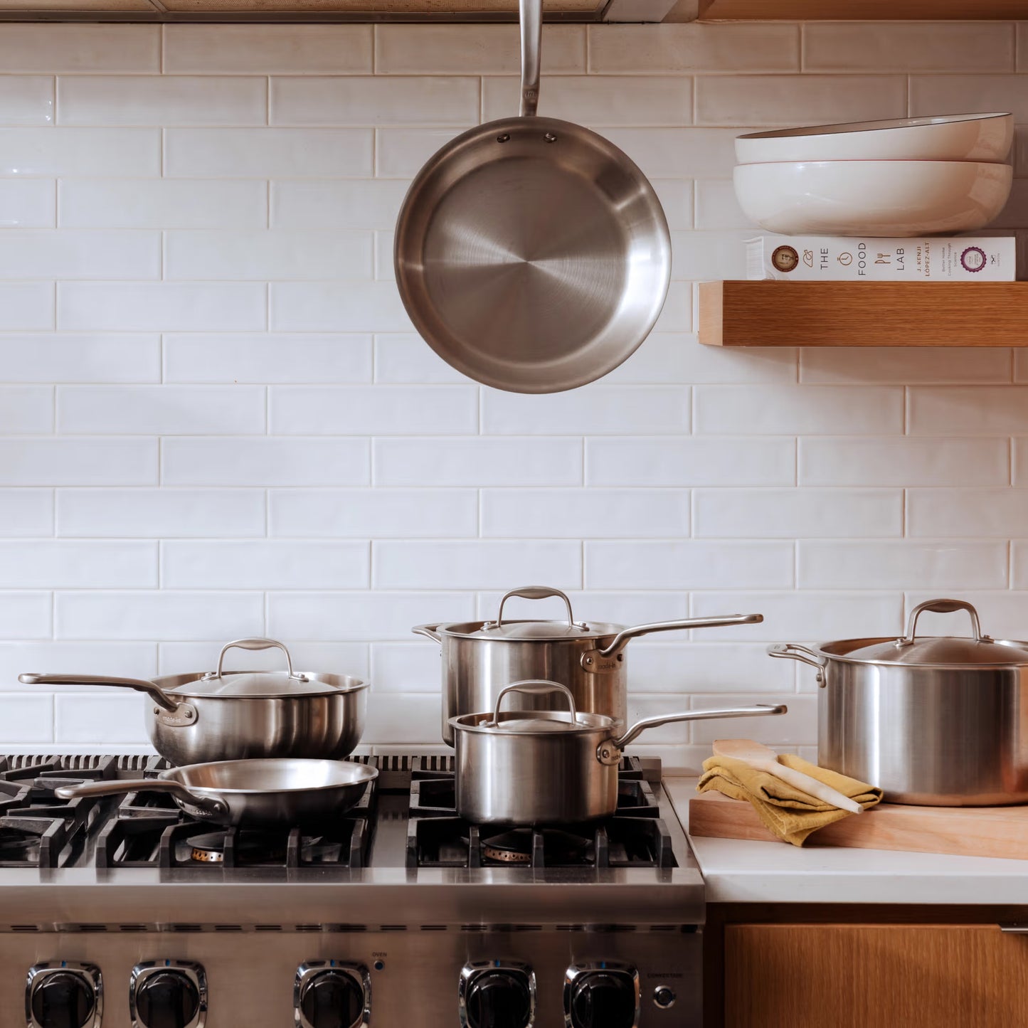 Made In 10-Piece Stainless Clad Cookware Set