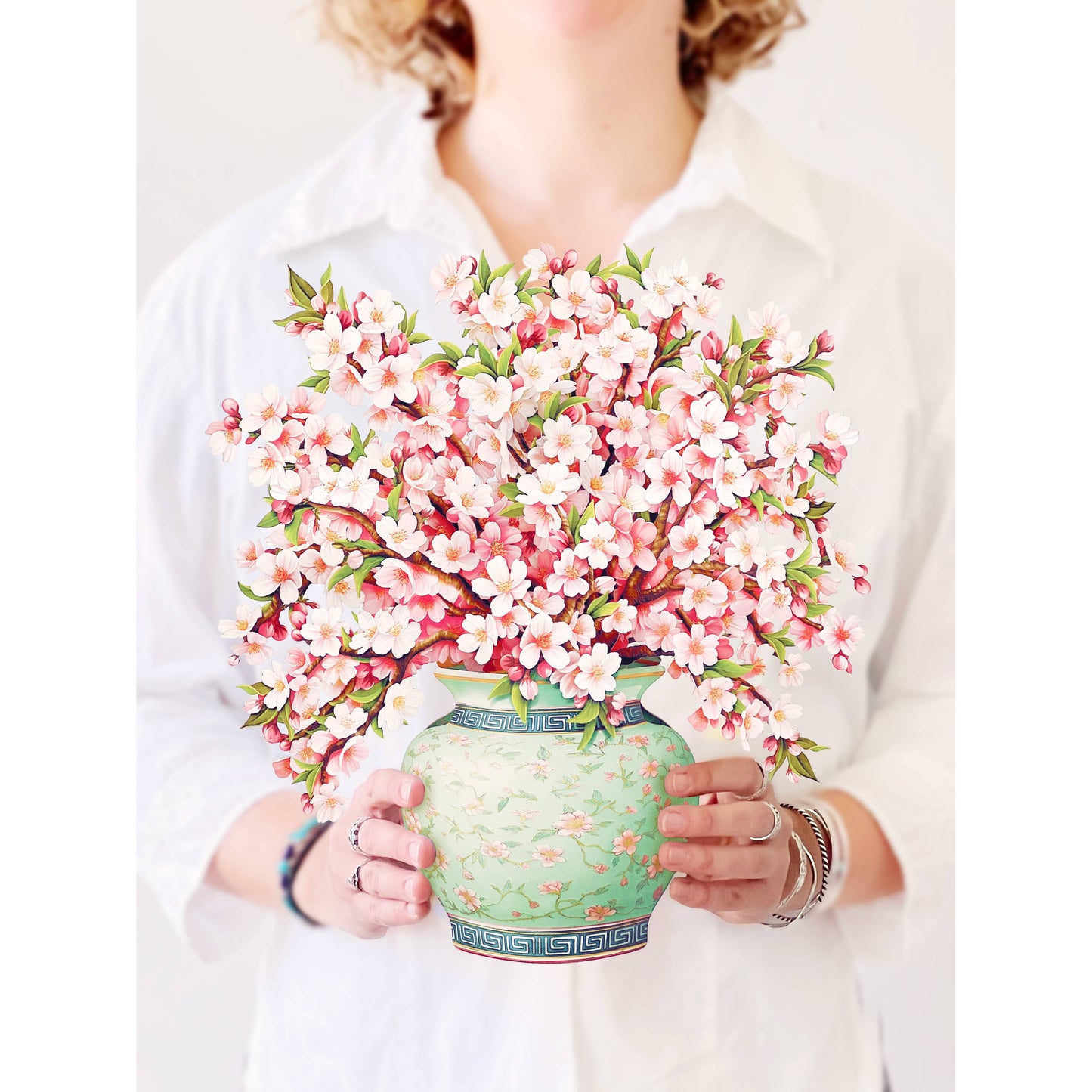 Japanese Cherry Blossoms Pop-up Greeting Cards