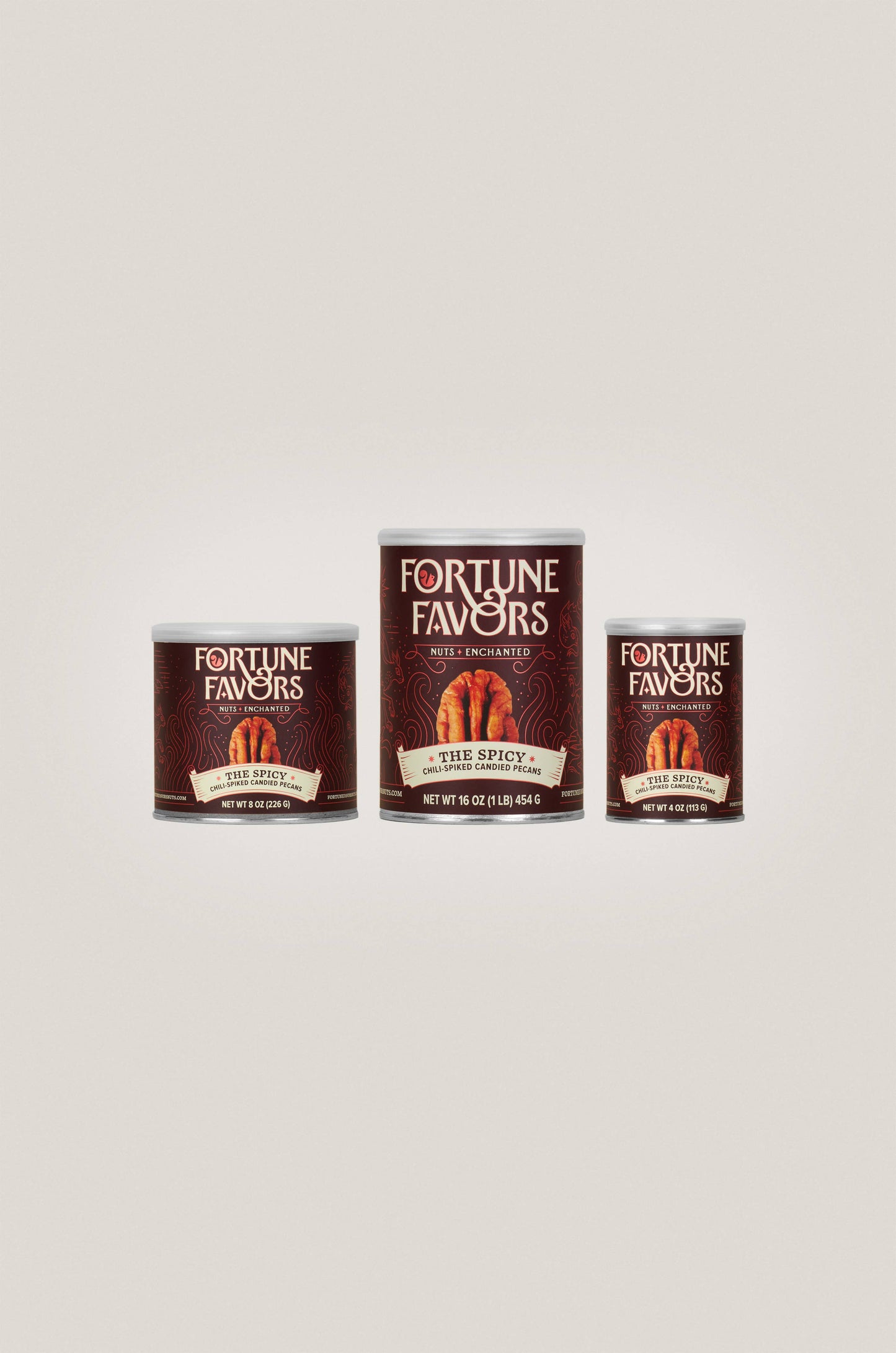 4oz Fortune Favors The Spicy Candied Pecans