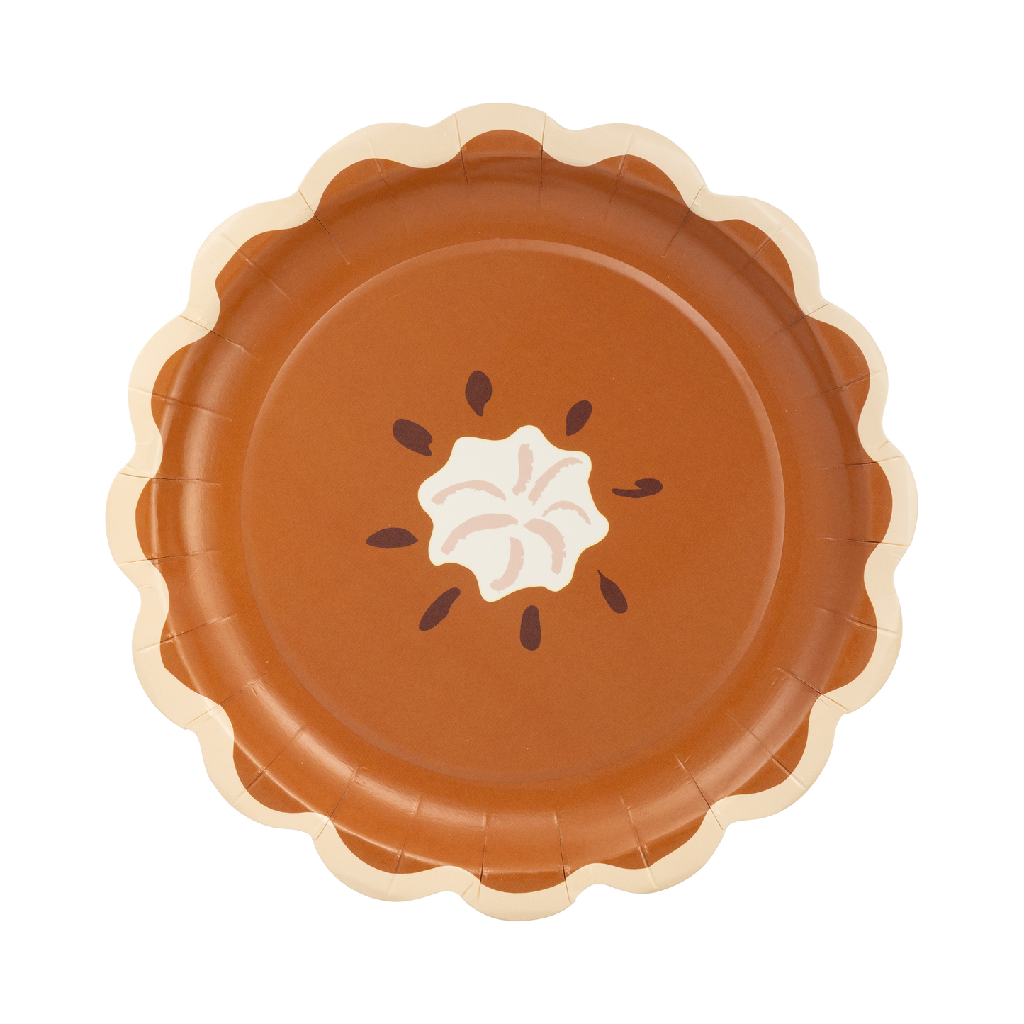 Pumpkin Pie Paper Plates