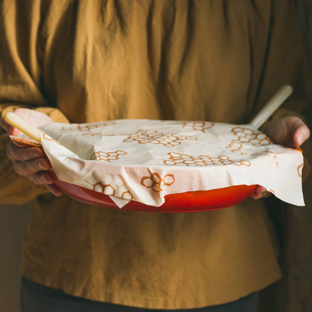 Bee's Wrap Bread Wrap - Honeycomb Pattern