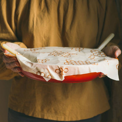 Bee's Wrap Bread Wrap - Honeycomb Pattern