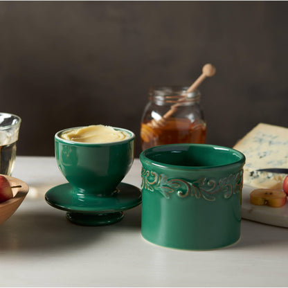 The Original Butter Bell® Crock - Antique Emerald