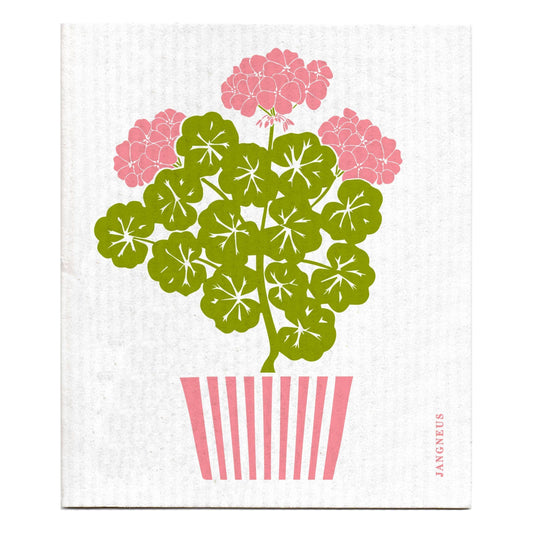 Swedish Dishcloth - Geranium - Blush Pink