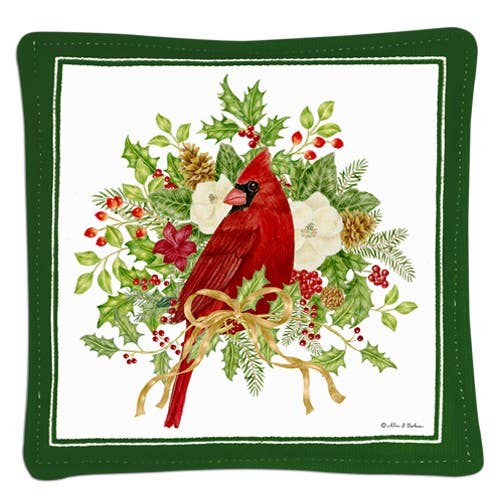 Winter Cardinal Single Spiced Mug Mat