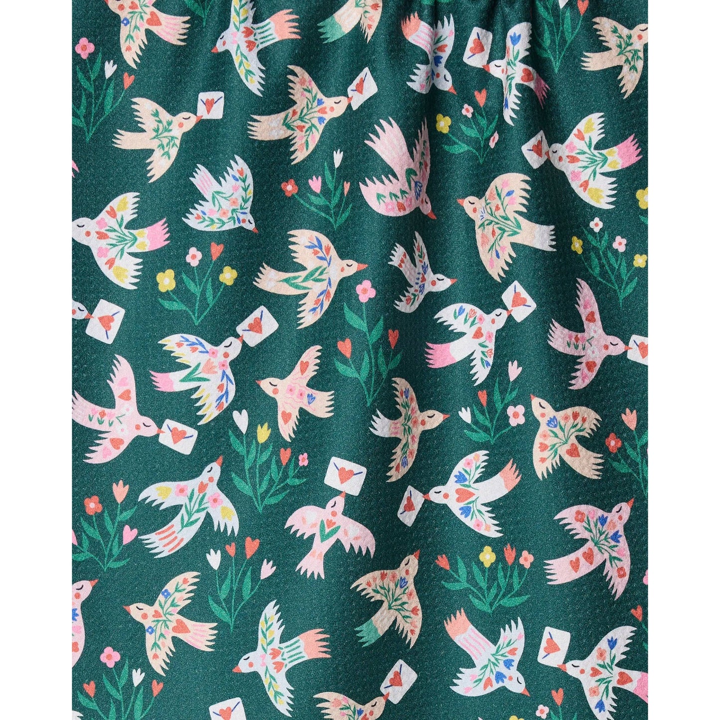 Birdsong Post Geometry Tea Towel