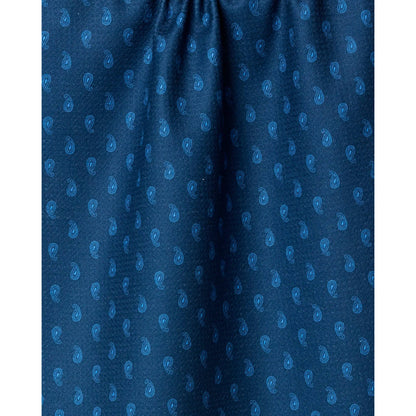 Stirrup Indigo Geometry Tea Towel