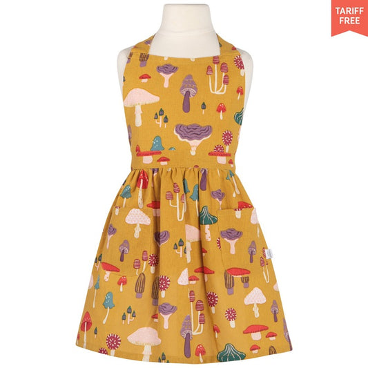 Mushroom Gems Minnie Kid's Apron