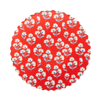 Floral Bamboo Patriotic Plate