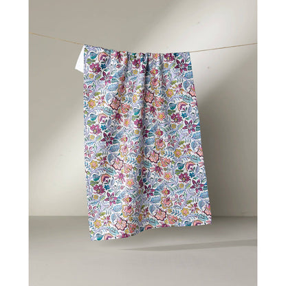 Amethyst Geometry Tea Towel