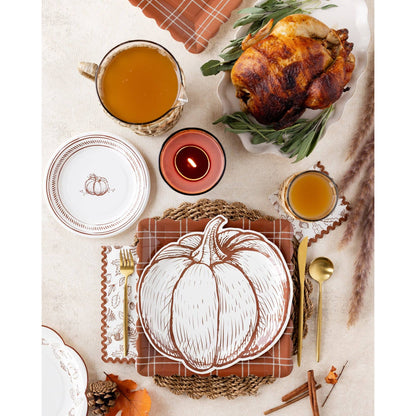 Fall Foliage Dinner Paper Napkins