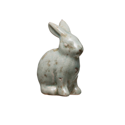 Distressed Terracotta Rabbit