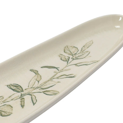 Oval Botanic Stoneware Tray