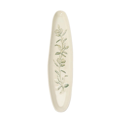 Oval Botanic Stoneware Tray