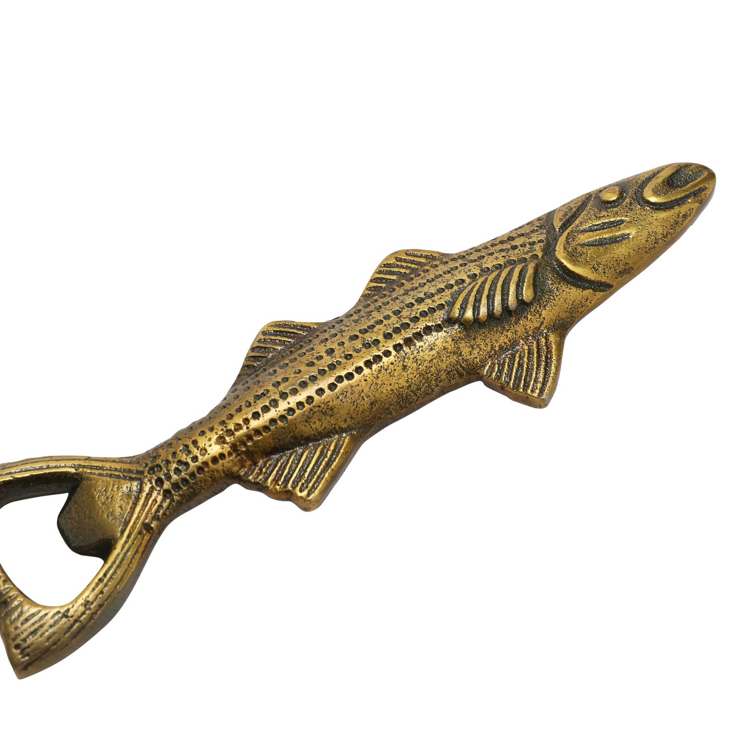 Cast Aluminum Fish Bottle Opener