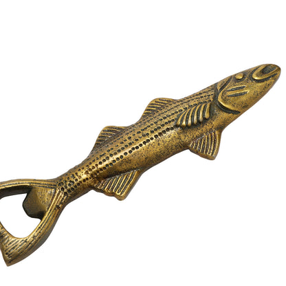 Cast Aluminum Fish Bottle Opener