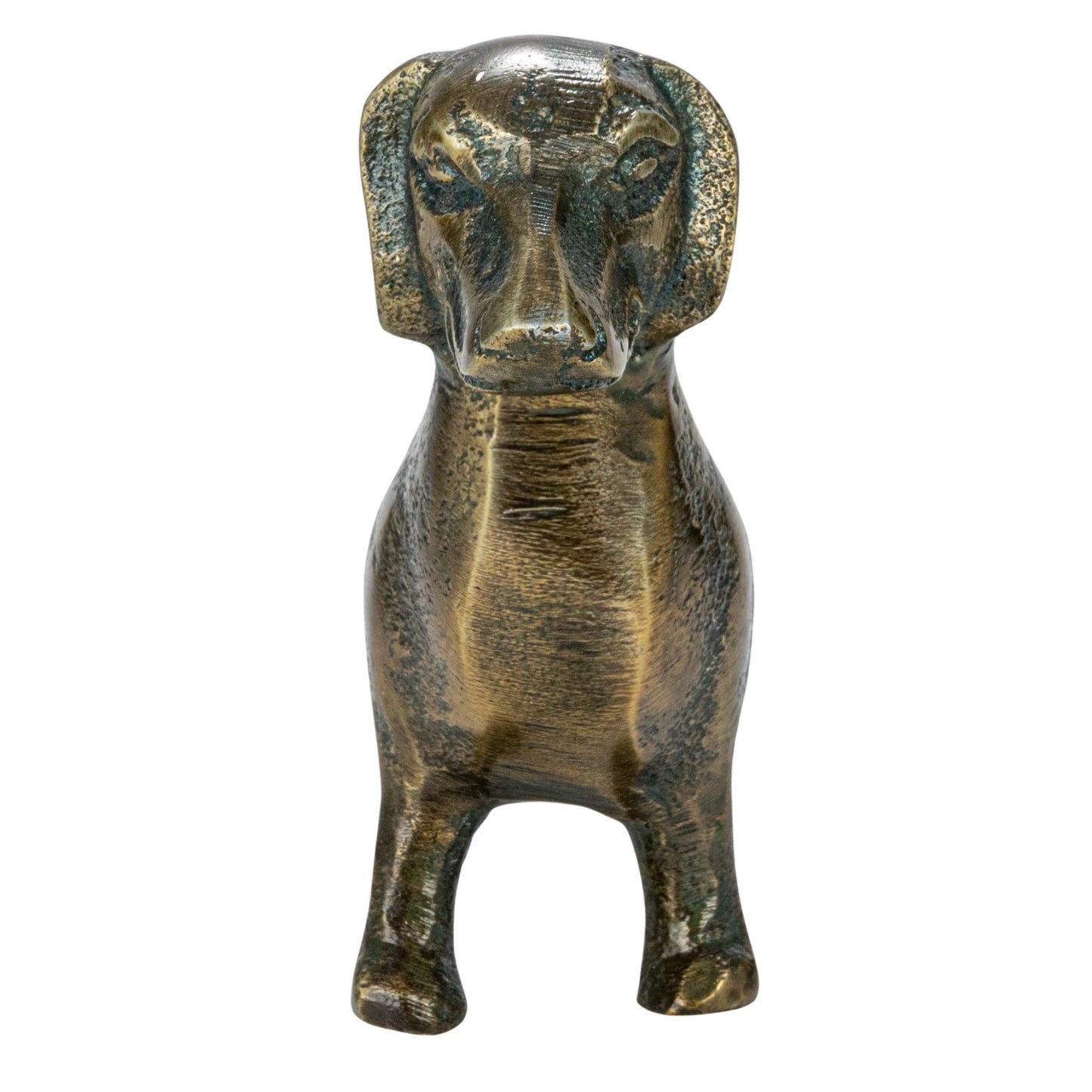 Bronze Finished Dachshund Figurine