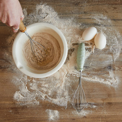 Embossed Ceramic + Stainless Steel Whisk