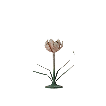 Flower Shaped Metal Candle Holder