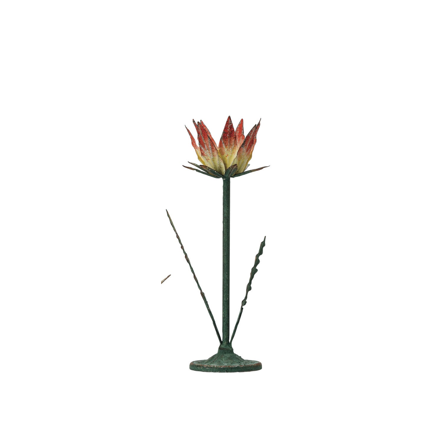Flower Shaped Metal Candle Holder