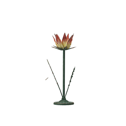 Flower Shaped Metal Candle Holder