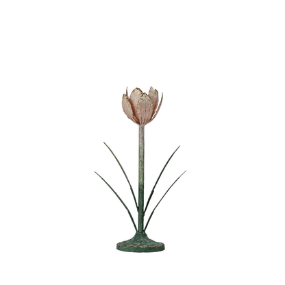 Painted Metal Vintage Reproduction Toleware Taper Holder, 3 Styles