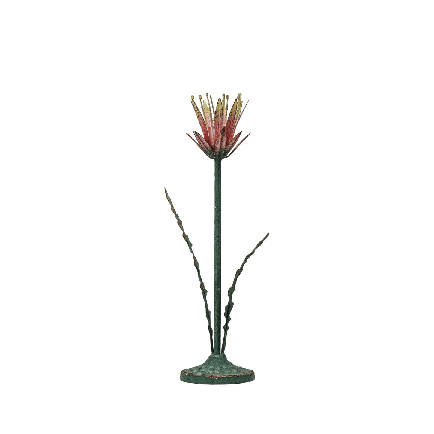 Painted Metal Vintage Reproduction Toleware Taper Holder, 3 Styles