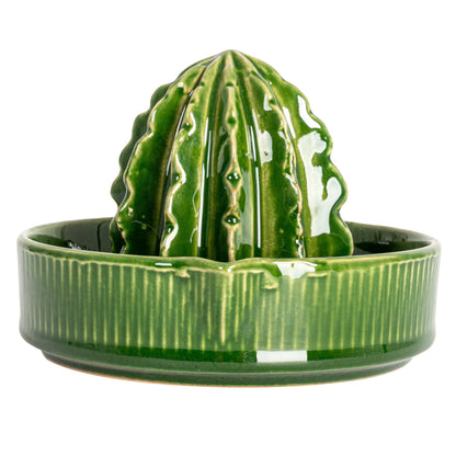 Stoneware Cactus Shaped Juicer (Each One Will Vary)