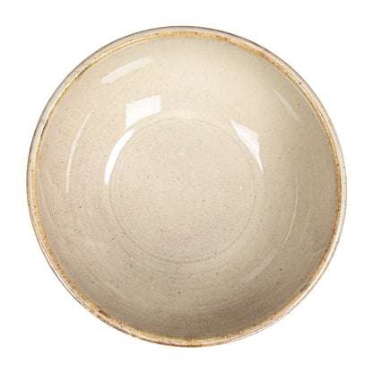 Shoreline Hand-Painted Stoneware Serving Bowl