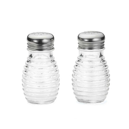 Beehive Shaped Salt & Pepper Shakers, Set of 2