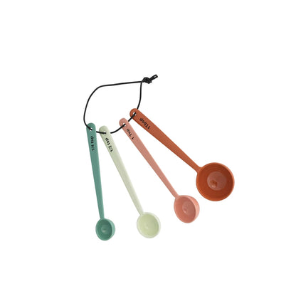 Pastel Enameled Stainless Steel Measuring Spoons