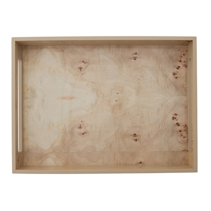 Decorative Burl Wood Trays