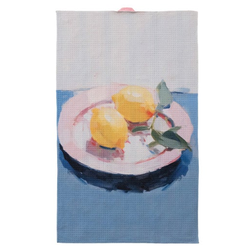 Printed Recycled Microfibre Two-Sided Tea Towel, 8 Styles