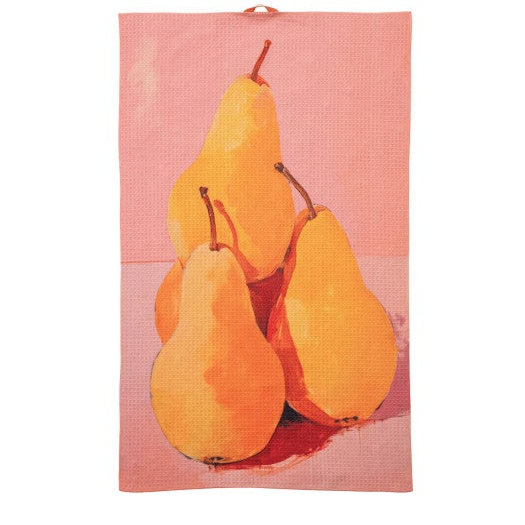 Printed Recycled Microfibre Two-Sided Tea Towel, 8 Styles