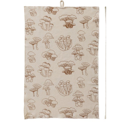 Cotton Printed Terry Cloth Tea Towel w/ Pattern/Stripes & Stitched Edge, 8 Styles