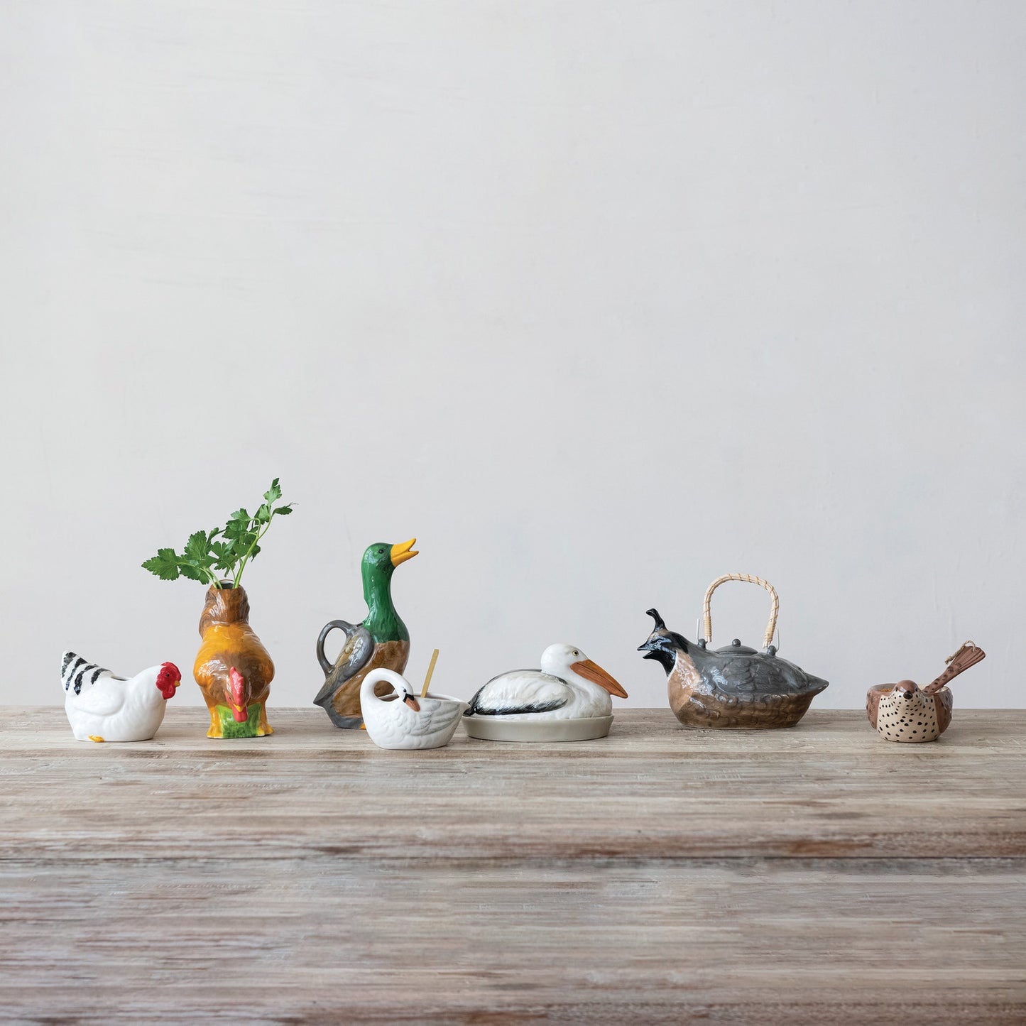 Pelican Shaped Butter Dish