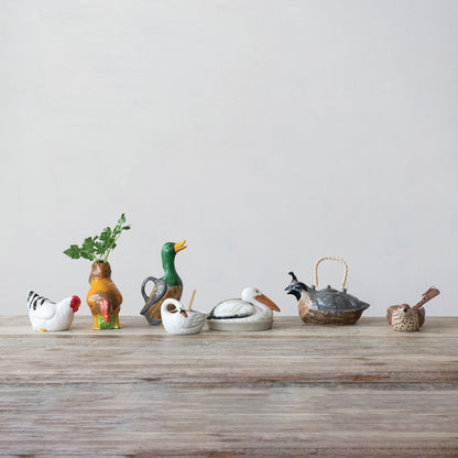 Pelican Shaped Butter Dish