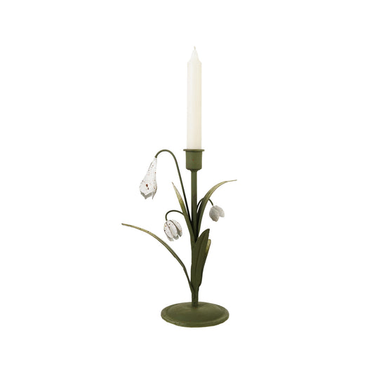 Lily of the Valley Taper Candle Holder