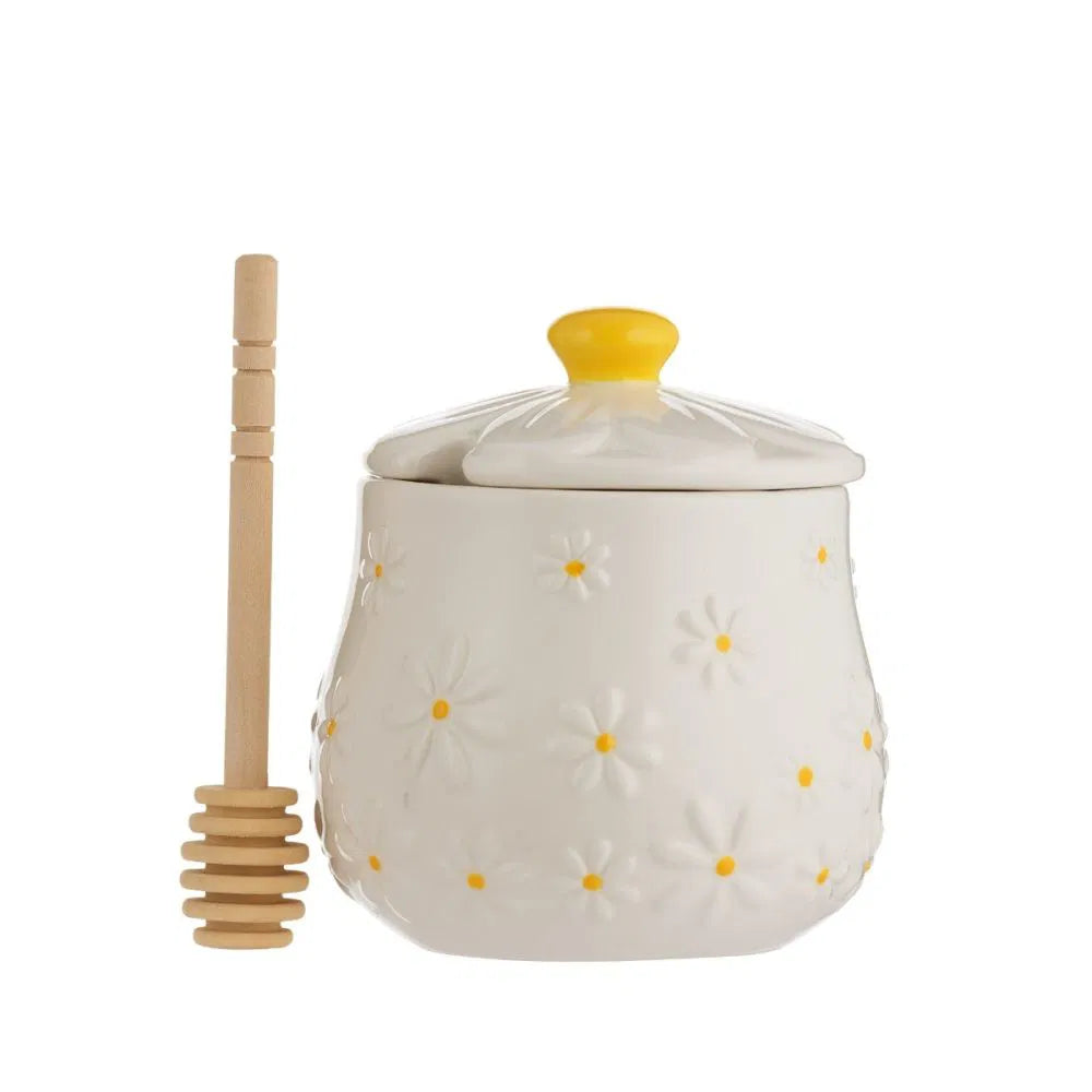 Mason Cash Daisy Honey Pot w/ Drizzler